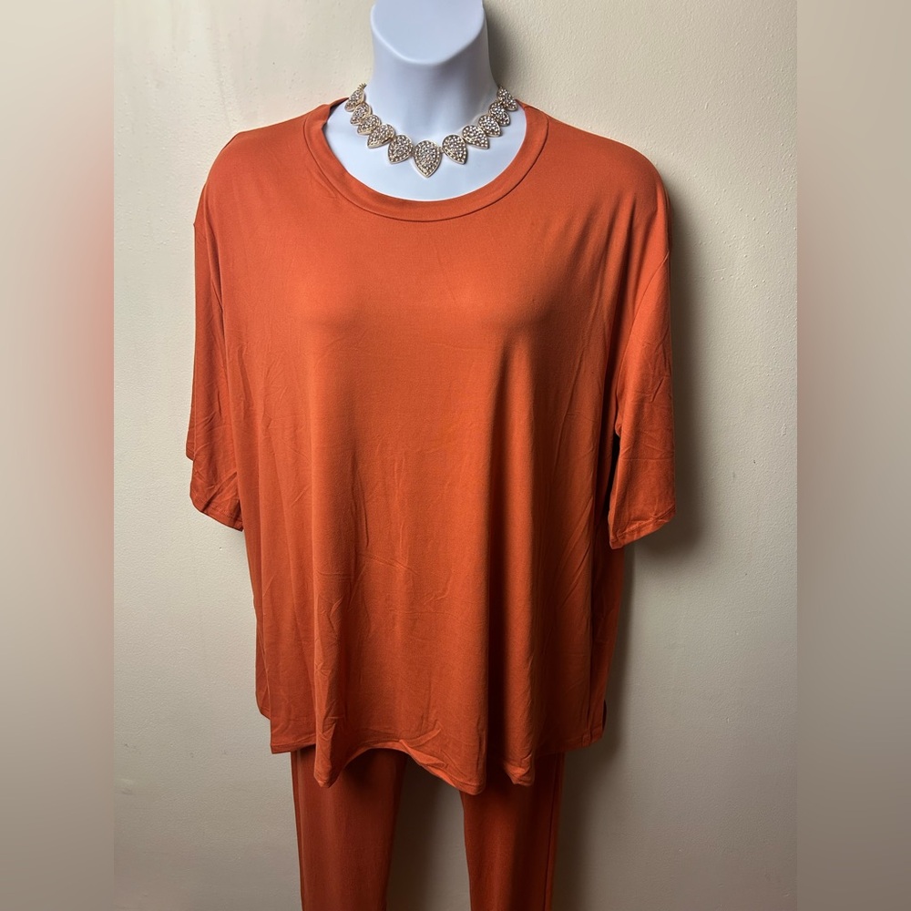 Chic Orange Two piece set